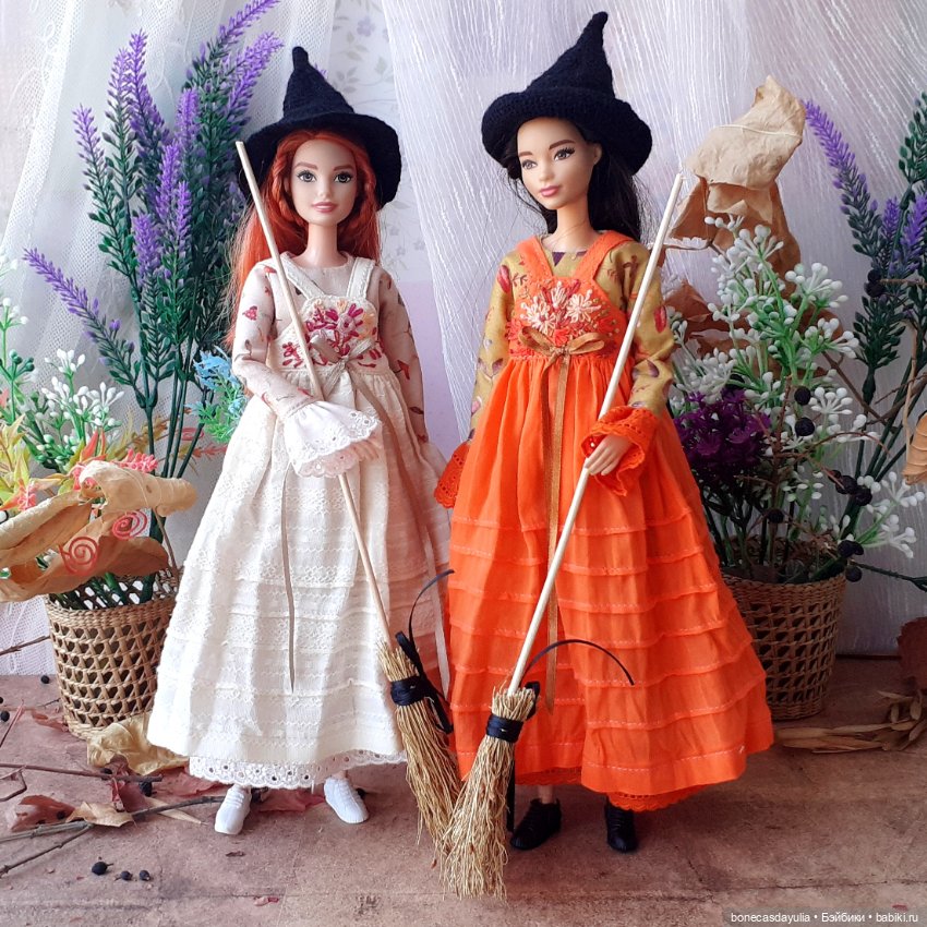 Нарядные комплекты одежды для Барби Barbie в винтажном стиле. Костюм фея/ведьма/золушка/принцесса (фото 2)