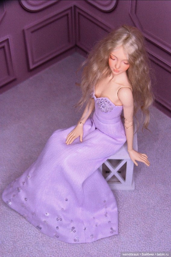 Платье для Заи или другой авторской куклы 35см (фото 5)