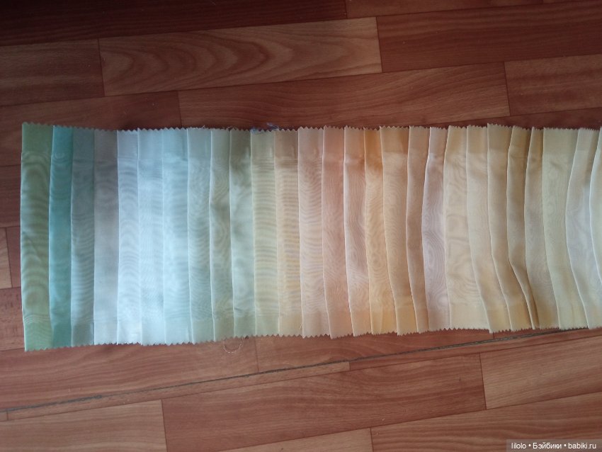 Образцы вуали для кукольного рукоделия