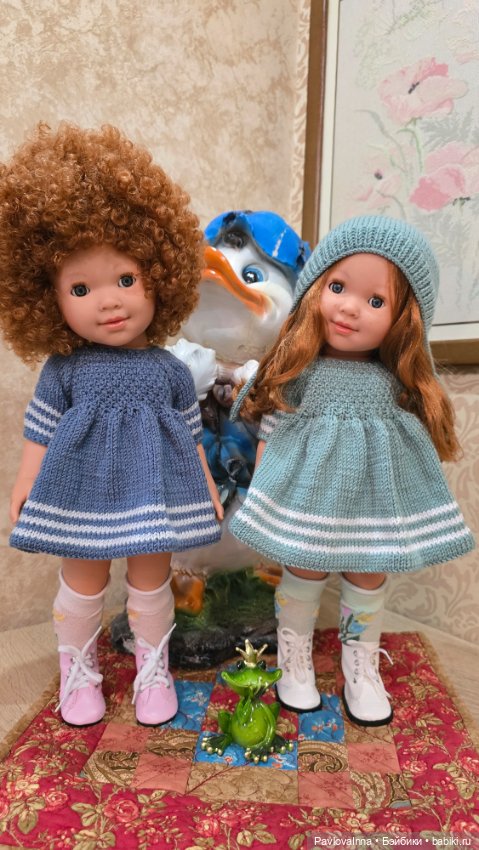 Вязаная одежда для кукол, разного формата (фото 3)
