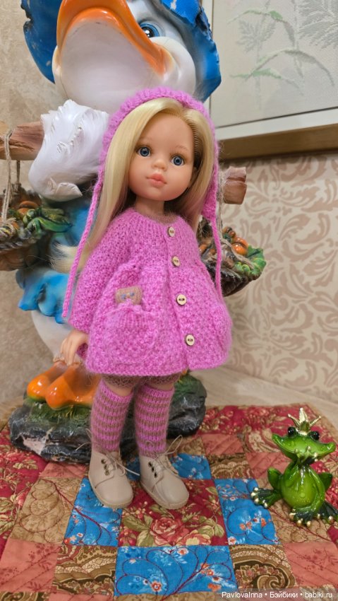 Вязаная одежда для кукол, разного формата (фото 8)