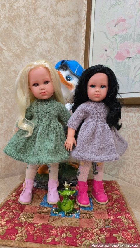 Вязаная одежда для кукол, разного формата (фото 2)