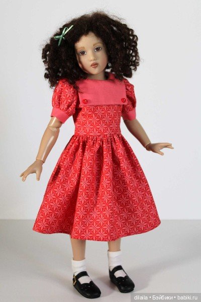 Выкройка PDF в натуральную величину / два варианта платья и колготки для куклы Chrysalis Хелен Киш (фото 2)