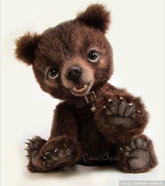 Медведь от Рины Буше — Авторские игрушки