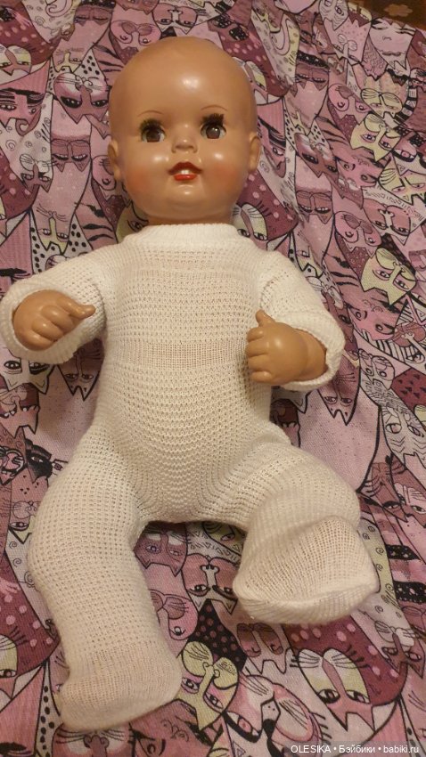 Раритет! Отличная находка для коллекционера!Немецкая пластмассовая кукла младенец (фото 2)