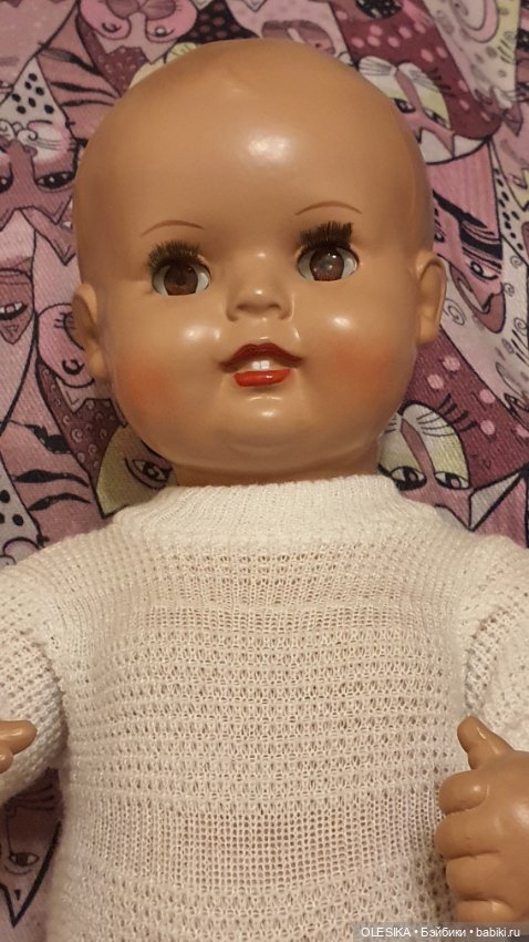 Раритет! Отличная находка для коллекционера!Немецкая пластмассовая кукла младенец