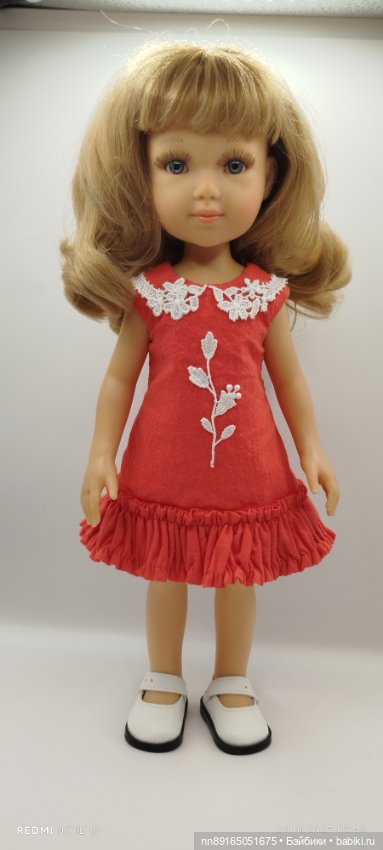 Платье для кукол Паола Рейна 32-34 см (фото 4)