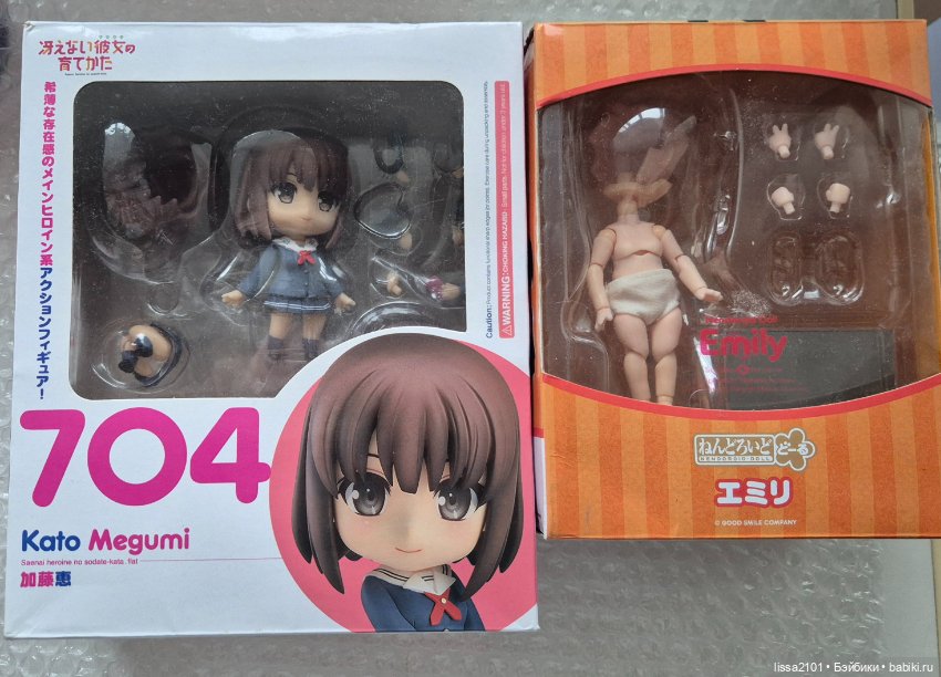 Лот: Nendoroid Kato Megumi с али и части Emily с али