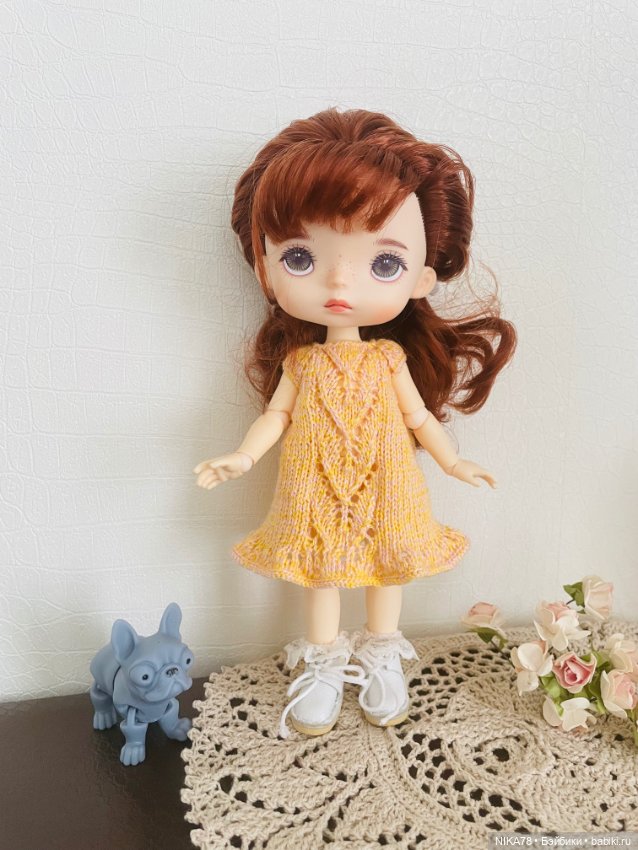 Вязаные наряды для куколки Xiaomi Monst (фото 6)