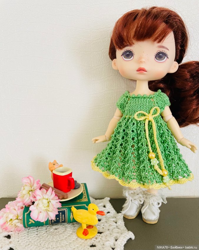 Вязаные наряды для куколки Xiaomi Monst (фото 5)