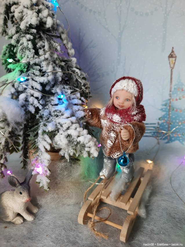 Малышка на елочку — Авторские игрушки (фото 3)
