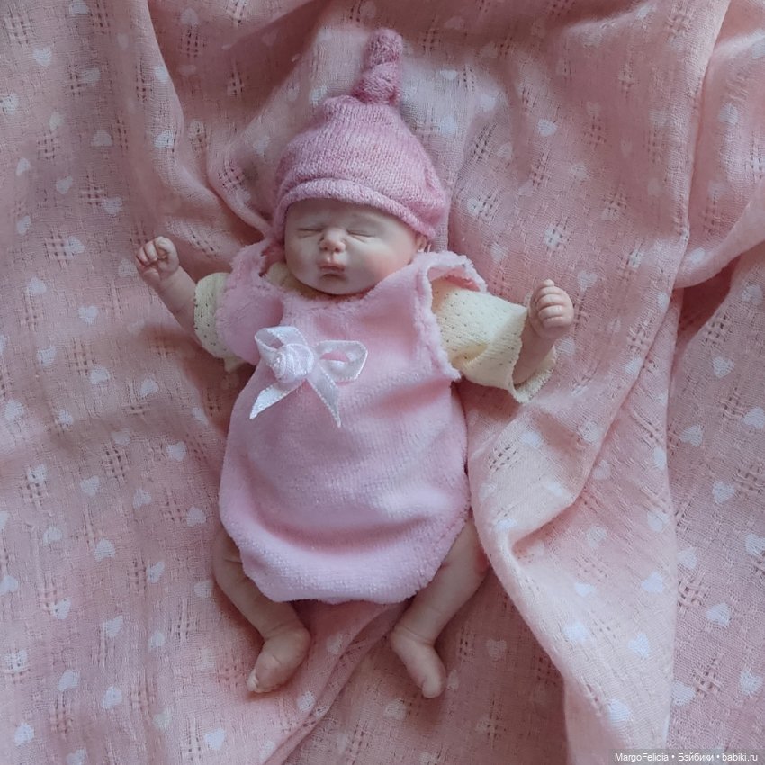 Мини реборн девочка Кукла младенец (фото 2)