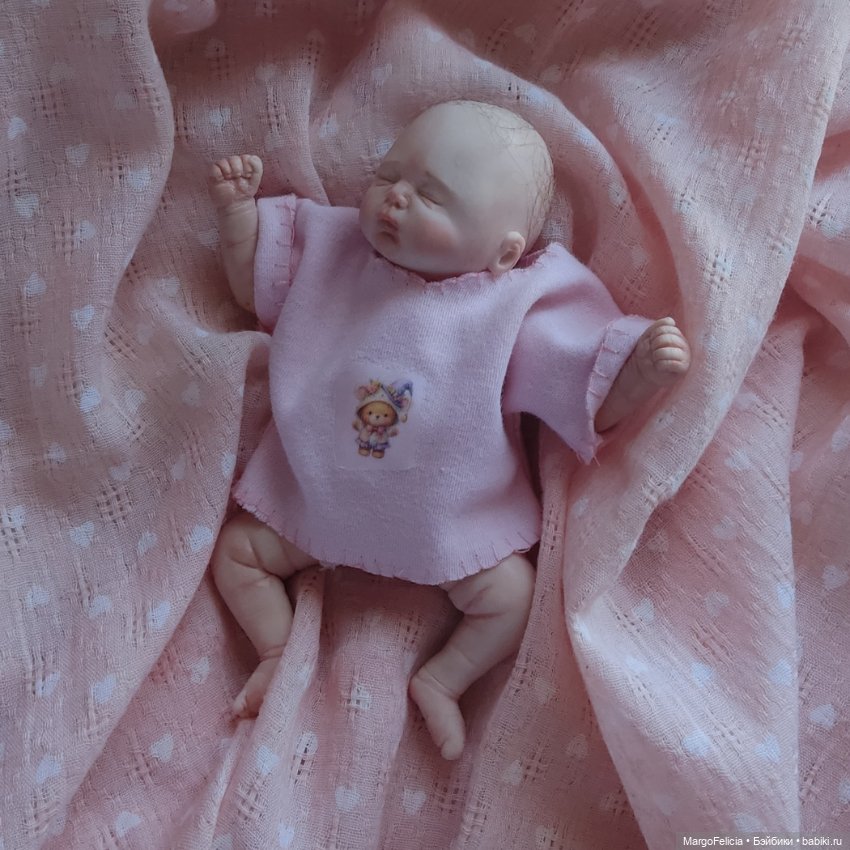 Мини реборн девочка Кукла младенец (фото 5)