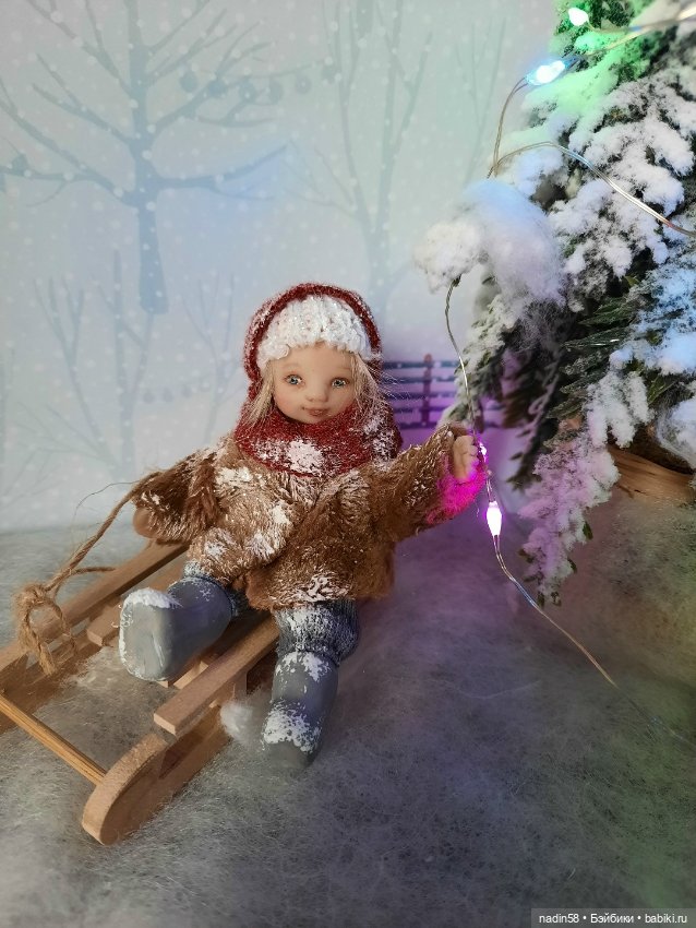 Малышка на елочку — Авторские игрушки (фото 5)