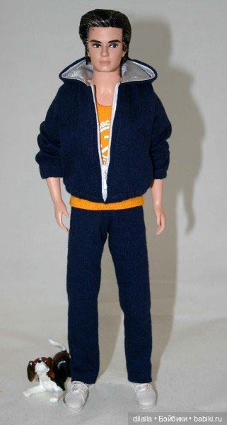 Выкройка PDF в натуральную величину / спортивная одежда для куклы Кен (Mattel) (фото 5)