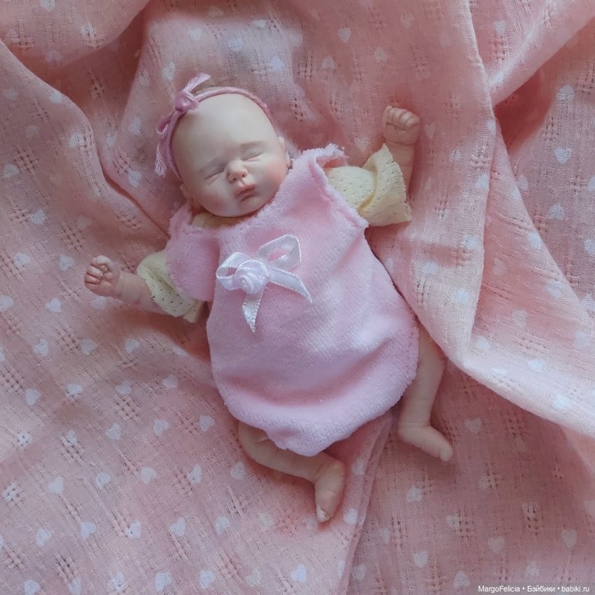 Мини реборн девочка Кукла младенец (фото 4)