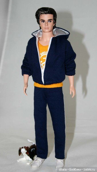 Выкройка PDF в натуральную величину / спортивная одежда для куклы Кен (Mattel) (фото 2)