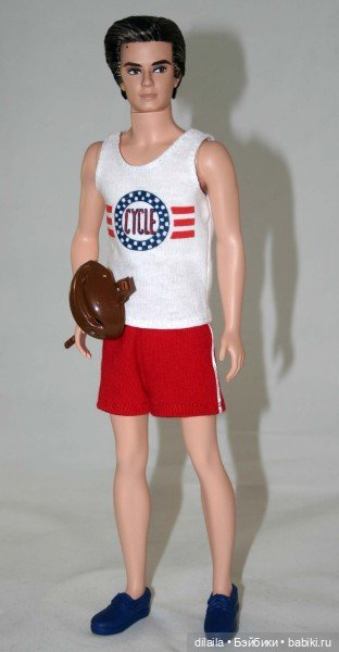 Выкройка PDF в натуральную величину / спортивная одежда для куклы Кен (Mattel) (фото 4)