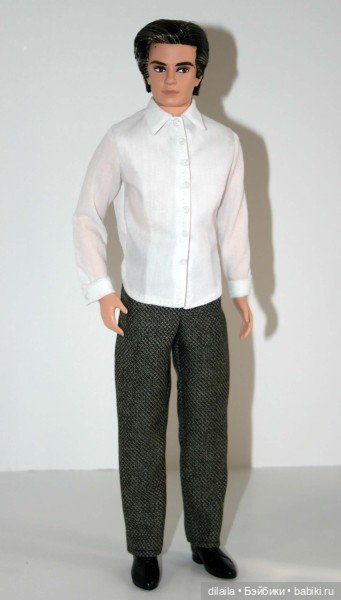 Выкройка PDF в натуральную величину / мужская одежда для куклы Кен (Mattel) (фото 4)