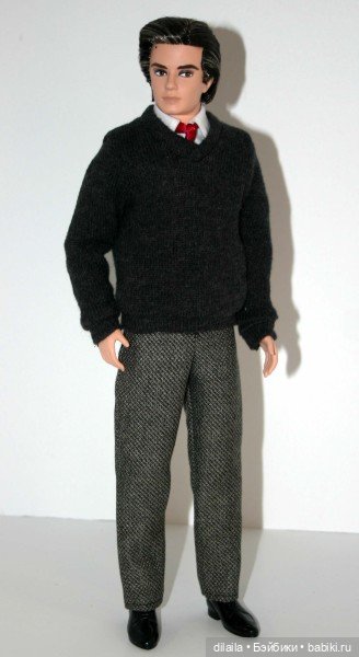 Выкройка PDF в натуральную величину / мужская одежда для куклы Кен (Mattel) (фото 2)