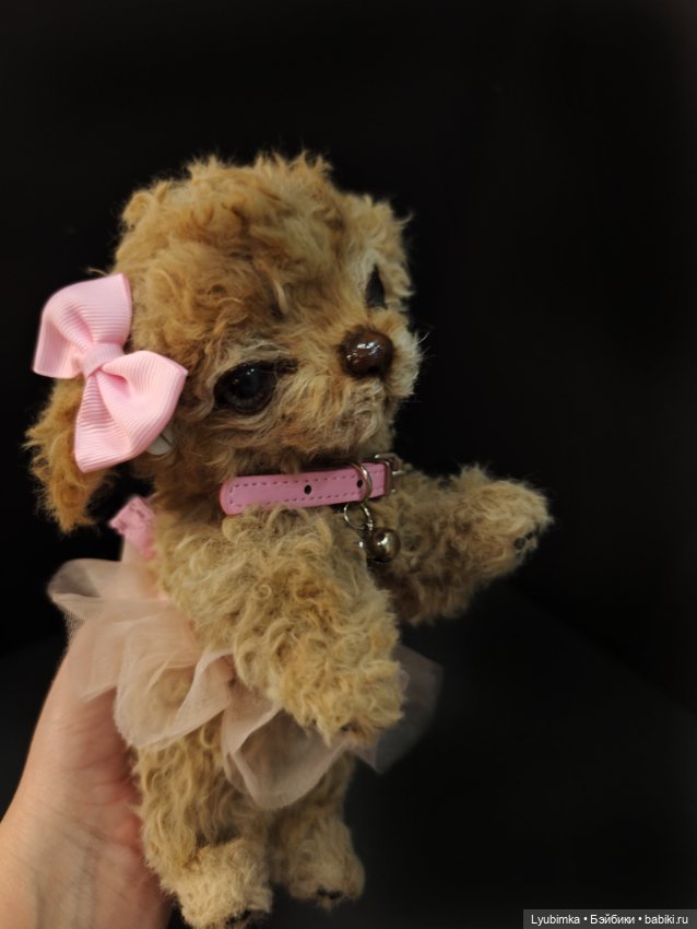 Щенок в стиле натюр — Авторские игрушки (фото 7)