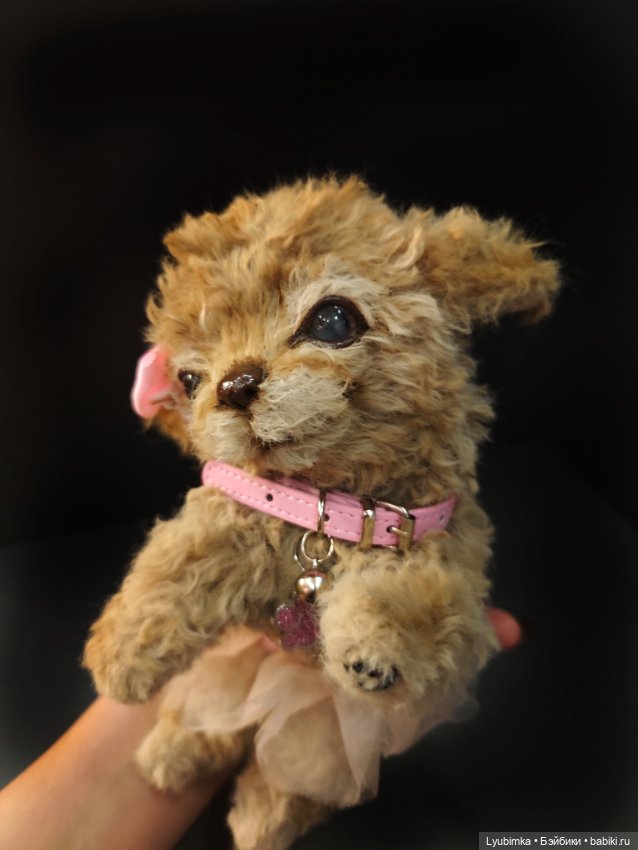 Щенок в стиле натюр — Авторские игрушки (фото 8)