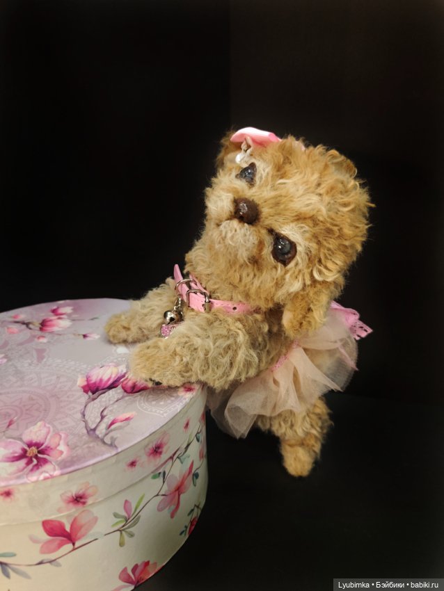 Щенок в стиле натюр — Авторские игрушки