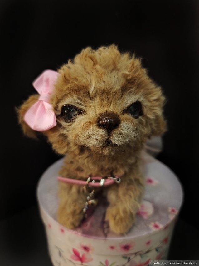 Щенок в стиле натюр — Авторские игрушки (фото 3)