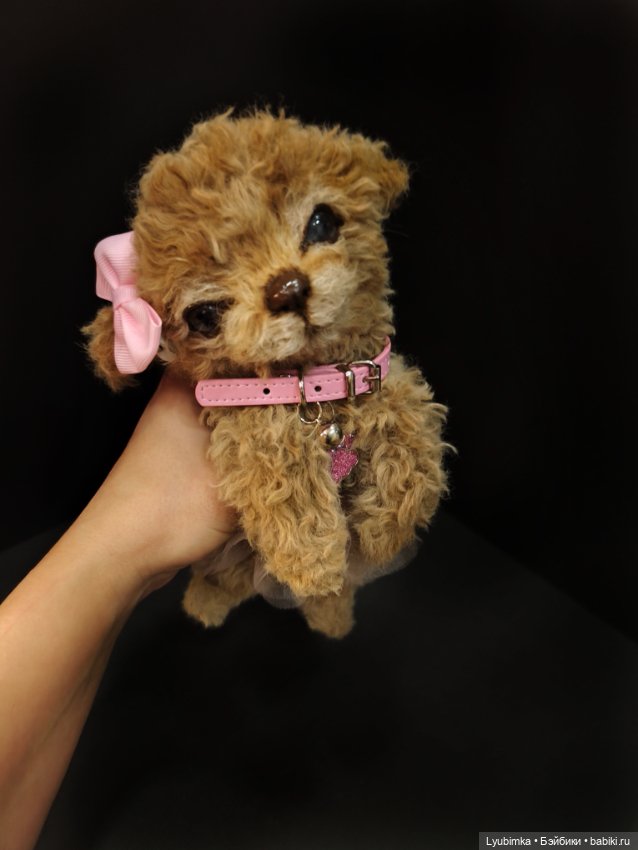 Щенок в стиле натюр — Авторские игрушки (фото 6)