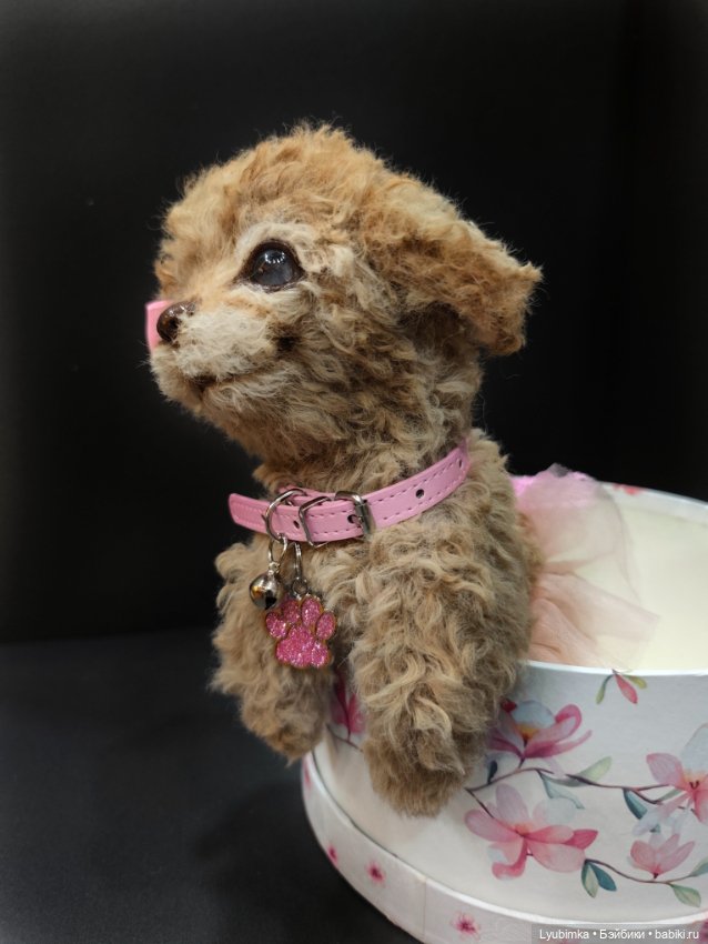 Щенок в стиле натюр — Авторские игрушки (фото 10)