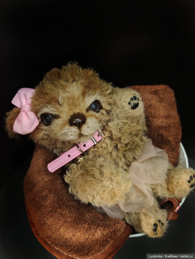 Щенок в стиле натюр — Авторские игрушки (фото 5)