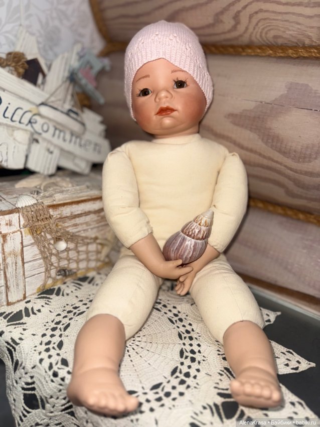 Винтажная кукла пупс — Фарфоровые куклы (фото 7)