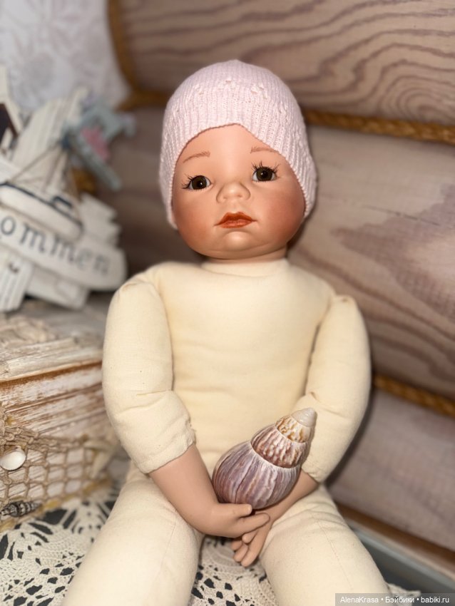 Винтажная кукла пупс — Фарфоровые куклы (фото 4)
