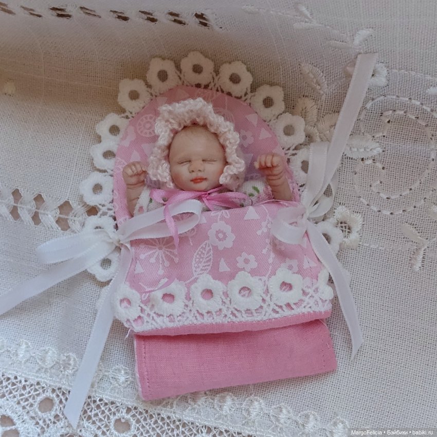 Мини Реборн Маленькая куколка младенец девочка (фото 2)