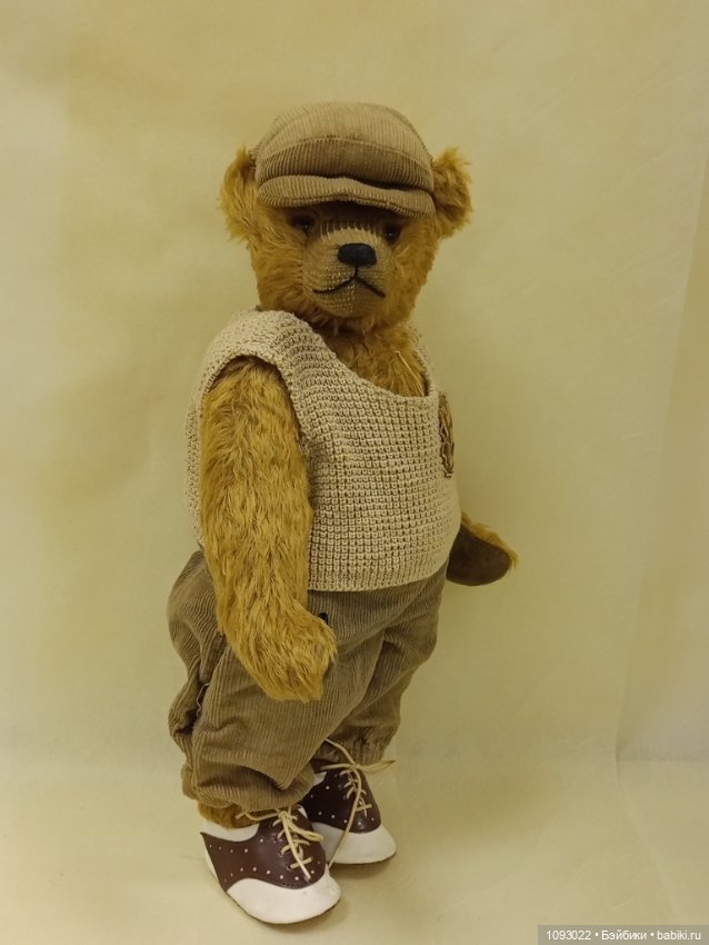 Мишка гольфист Hermann — Винтажные куклы и игрушки детства
