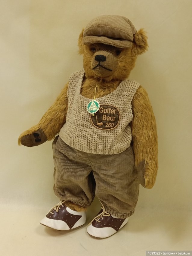 Мишка гольфист Hermann — Винтажные куклы и игрушки детства (фото 5)