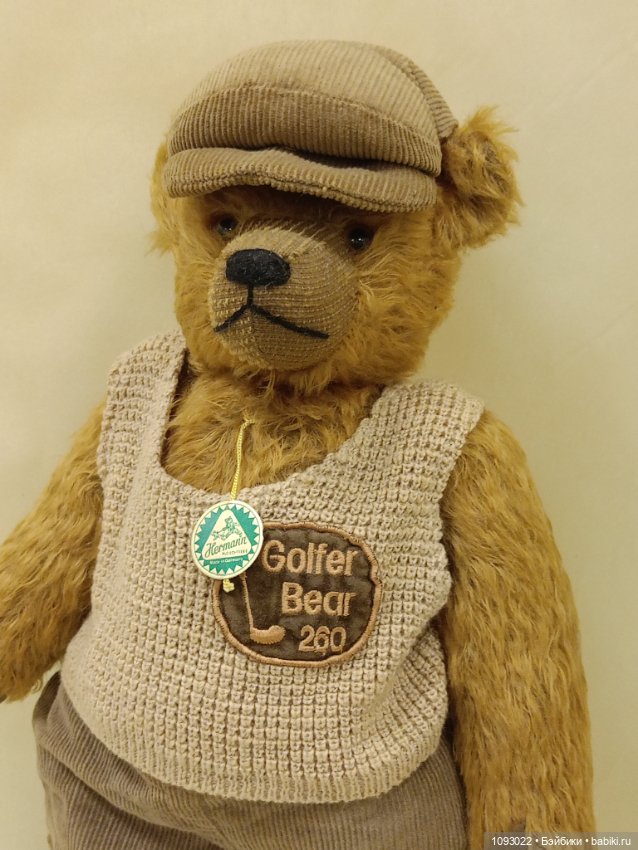 Мишка гольфист Hermann — Винтажные куклы и игрушки детства (фото 4)