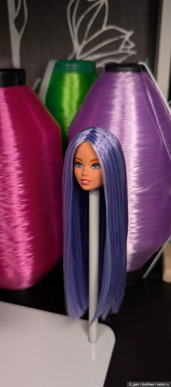 Голова русалки Одиль перепрошита (фото 3)