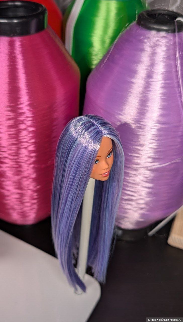 Голова русалки Одиль перепрошита (фото 2)