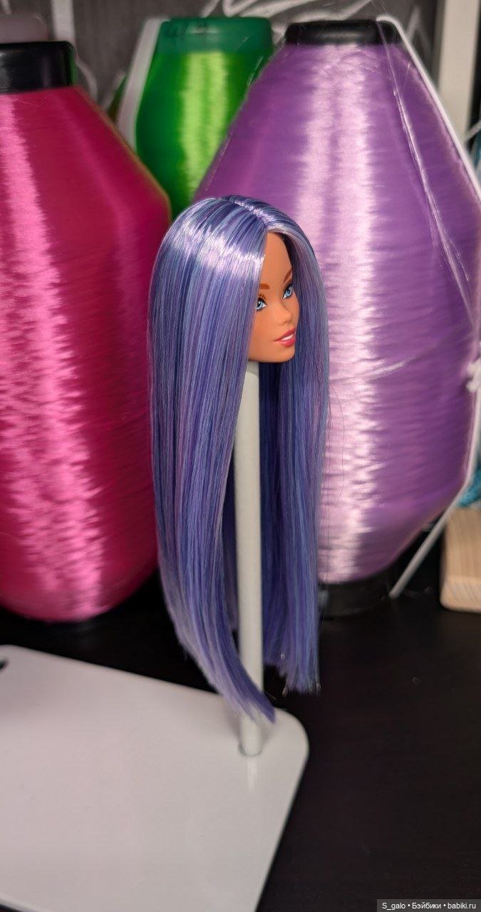 Голова русалки Одиль перепрошита (фото 4)