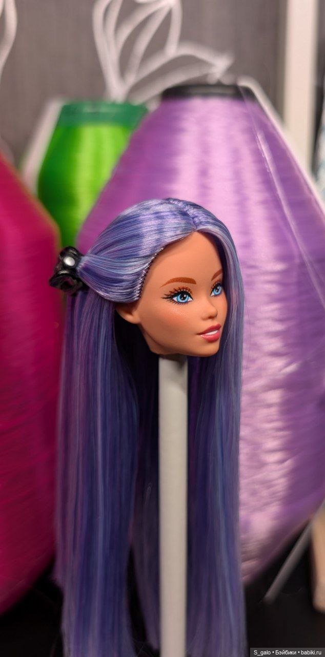 Голова русалки Одиль перепрошита