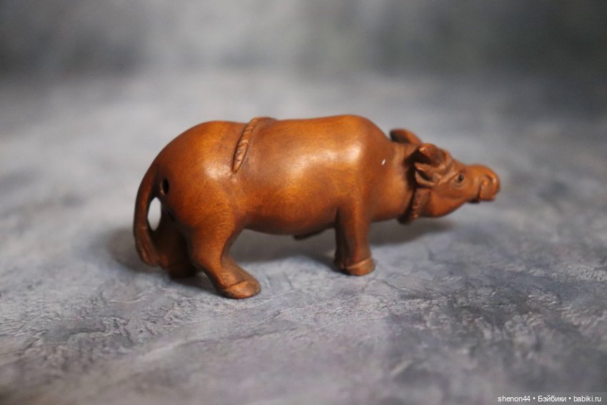 Нэцкэ "Буйвол".Животные восточного календаря (фото 3)