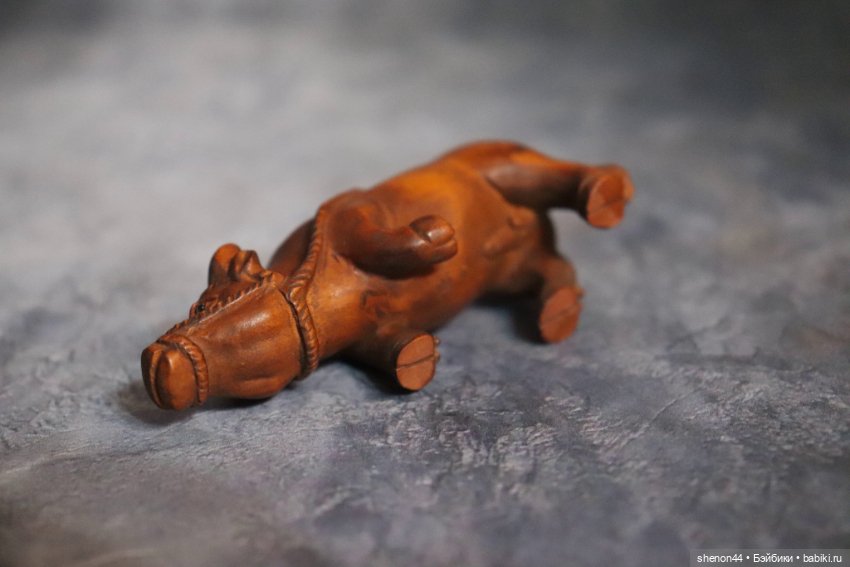 Нэцкэ "Буйвол".Животные восточного календаря (фото 4)