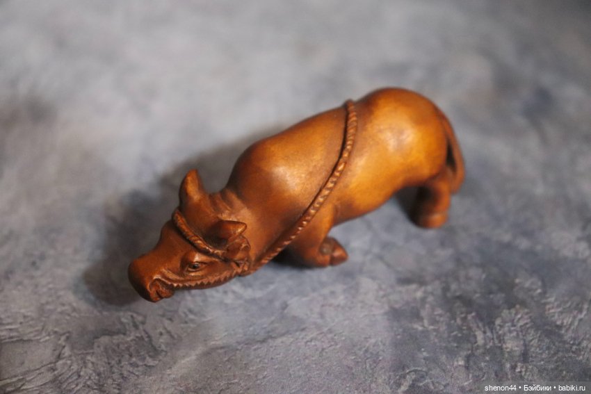 Нэцкэ "Буйвол".Животные восточного календаря (фото 2)