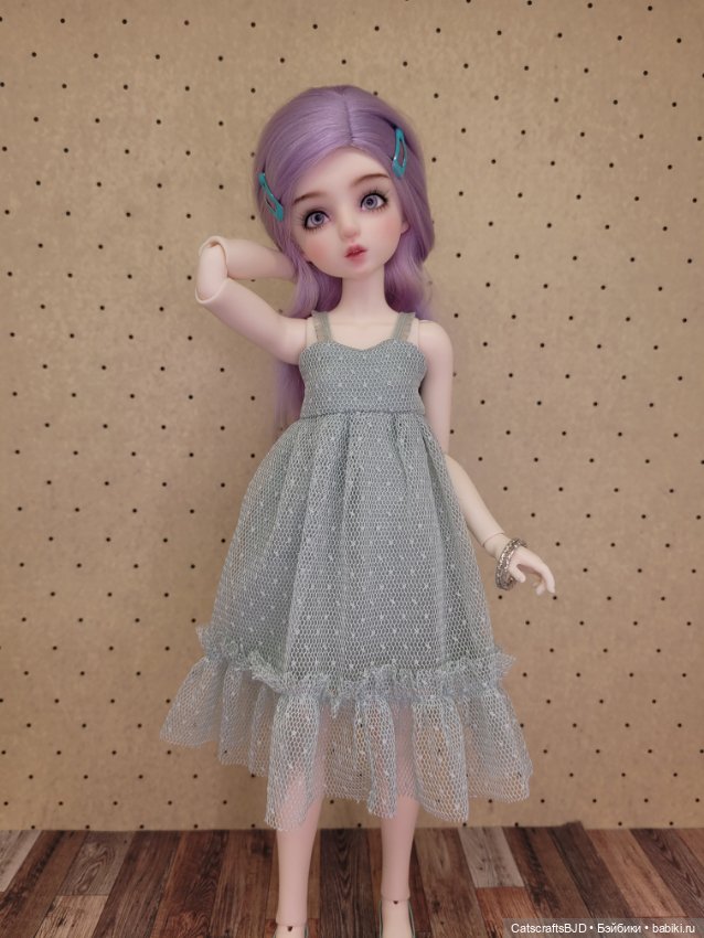 Полыневое платье для BJD 1/5 (фото 4)