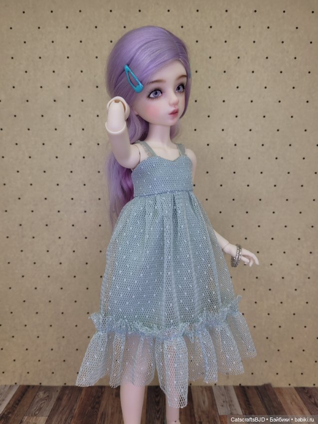 Полыневое платье для BJD 1/5 (фото 5)