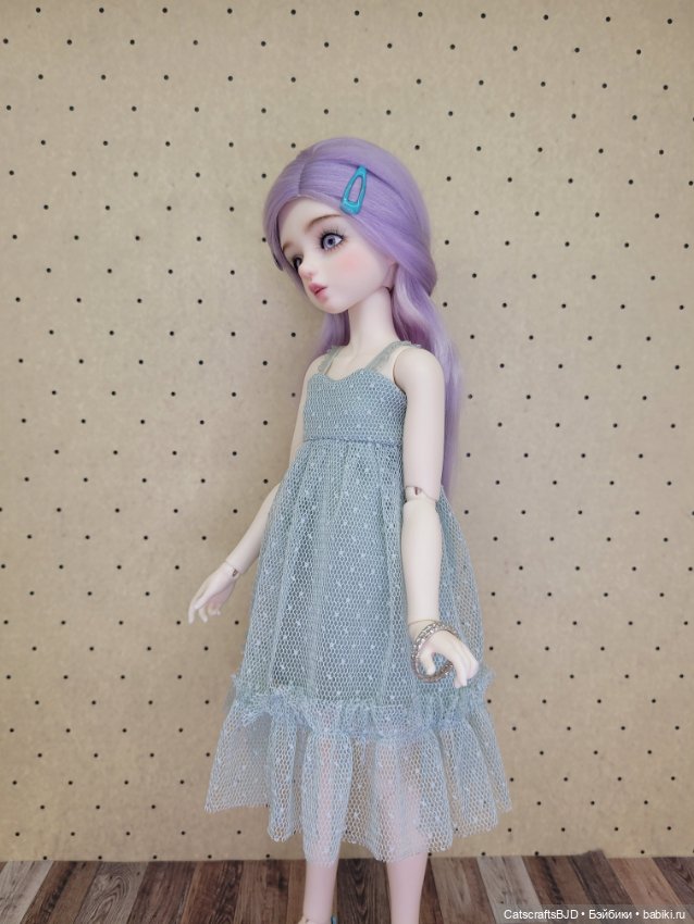 Полыневое платье для BJD 1/5 (фото 3)