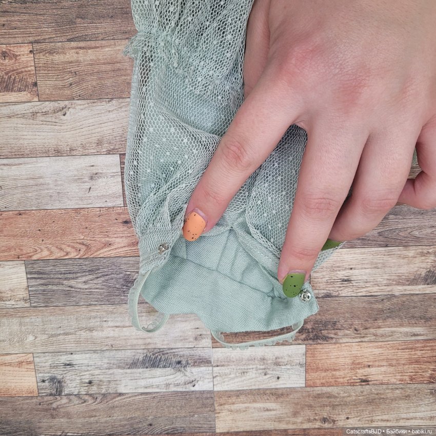 Полыневое платье для BJD 1/5 (фото 7)