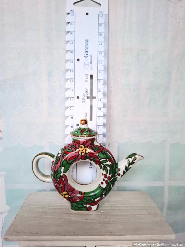 Чайник фарфор — Посуда для кукол (фото 5)