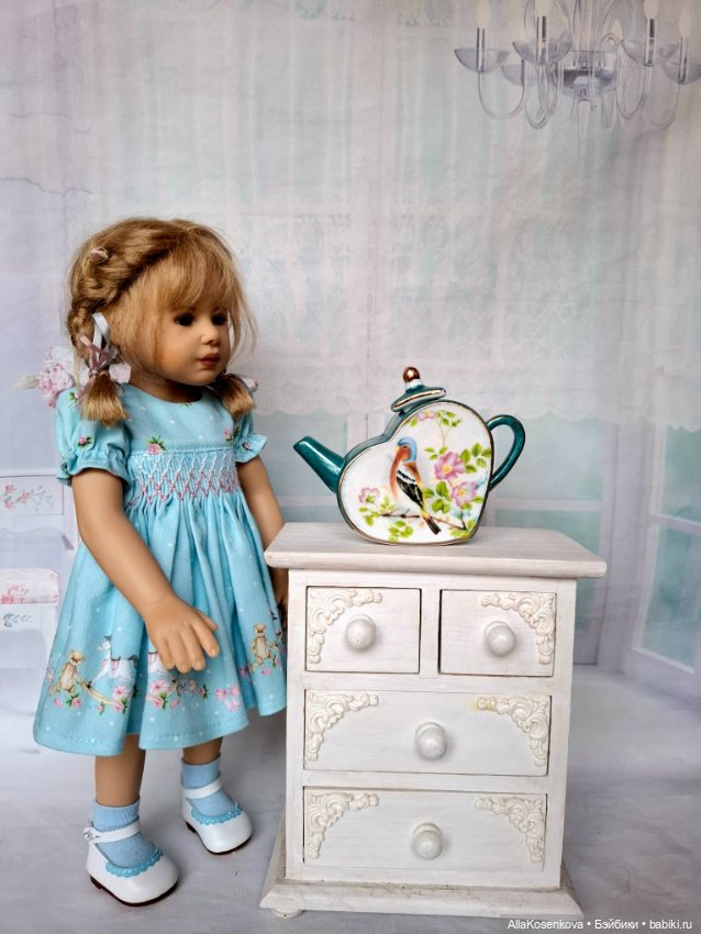 Чайник фарфор — Посуда для кукол (фото 6)